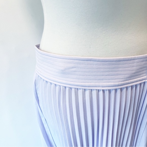 A.L.C. Arielle Pleated Asymmetric Midi Skirt Size 8 - Picture 11 of 15